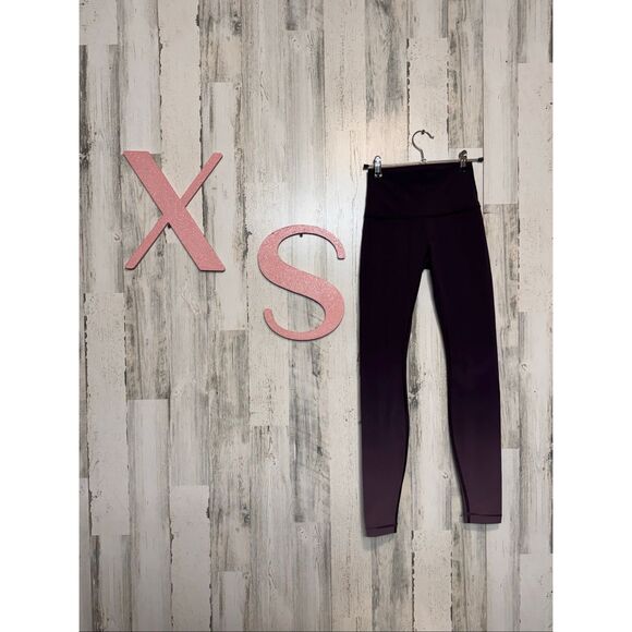 Lululemon Align High-Rise Ombre Leggings Purple Gradient Size 2 - Picture 1 of 15